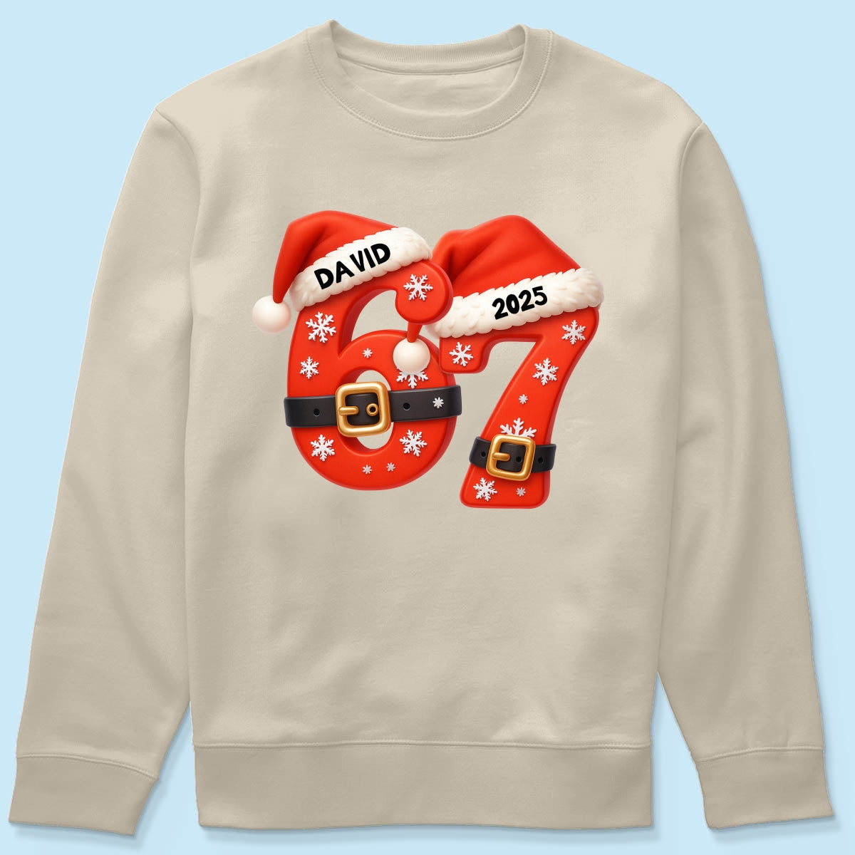 Custom Six Seven - Personalized Shirt - Teen Slang Funny Tree Decor, Funny Teen Grandkid Gift