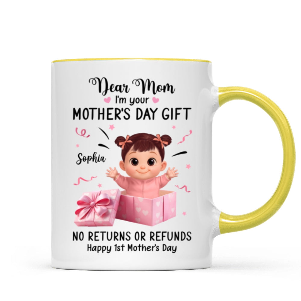 Dear Mom I Am Your Gift - Personalized Mug - Heartflet Gift For Mom