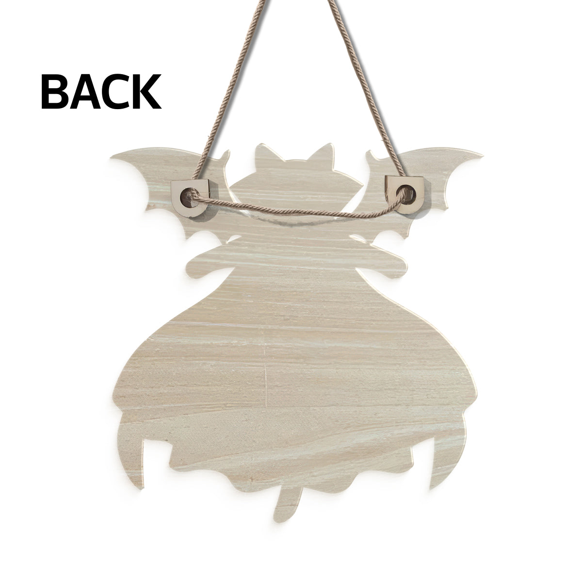 Halloween Cat Vampire - Personalized Wooden Door Sign - Gothic Decor for Cat Lovers