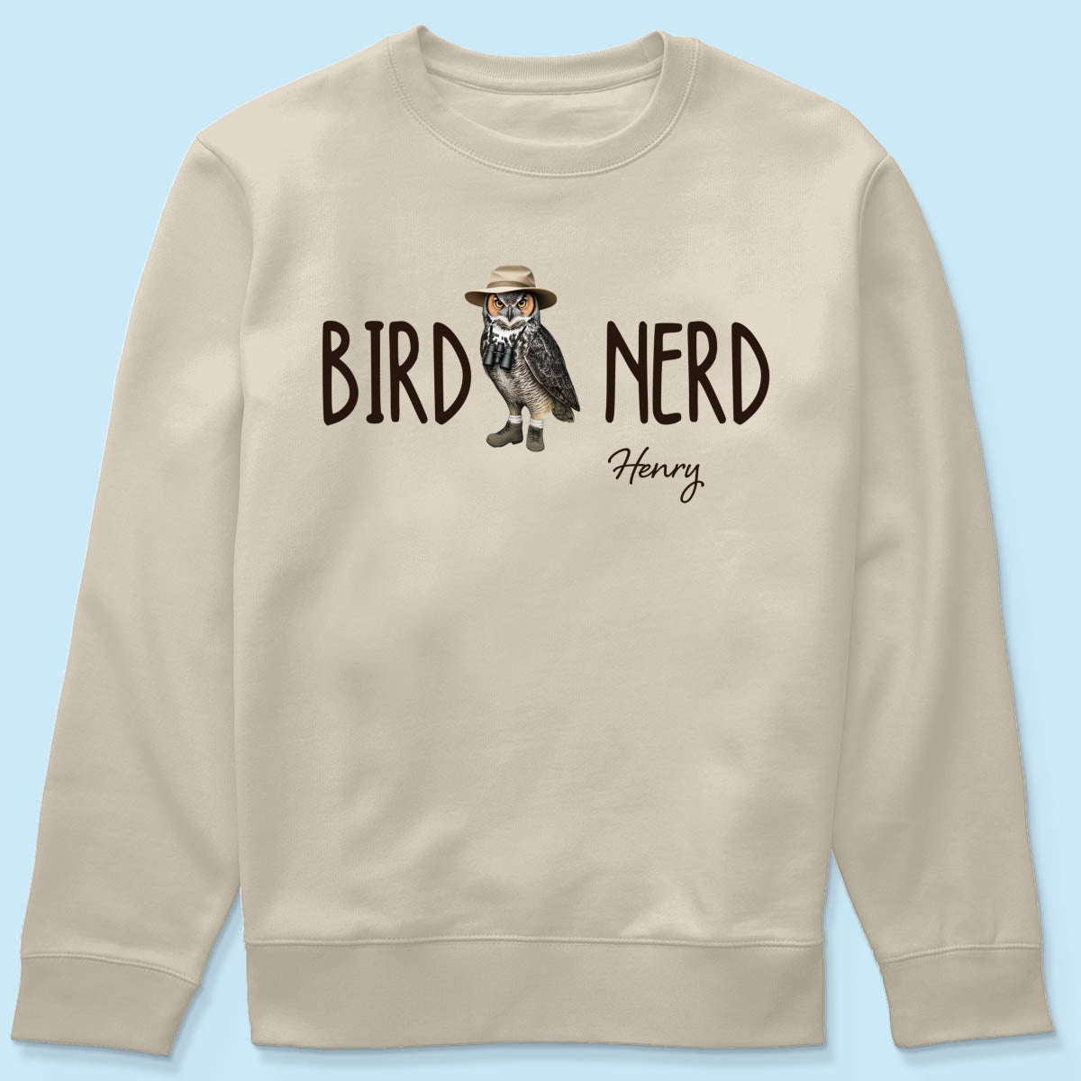 Bird Nerd - Personalized Shirt - Gift for Bird Lover, Birdwatcher, Bird Watching Gifts