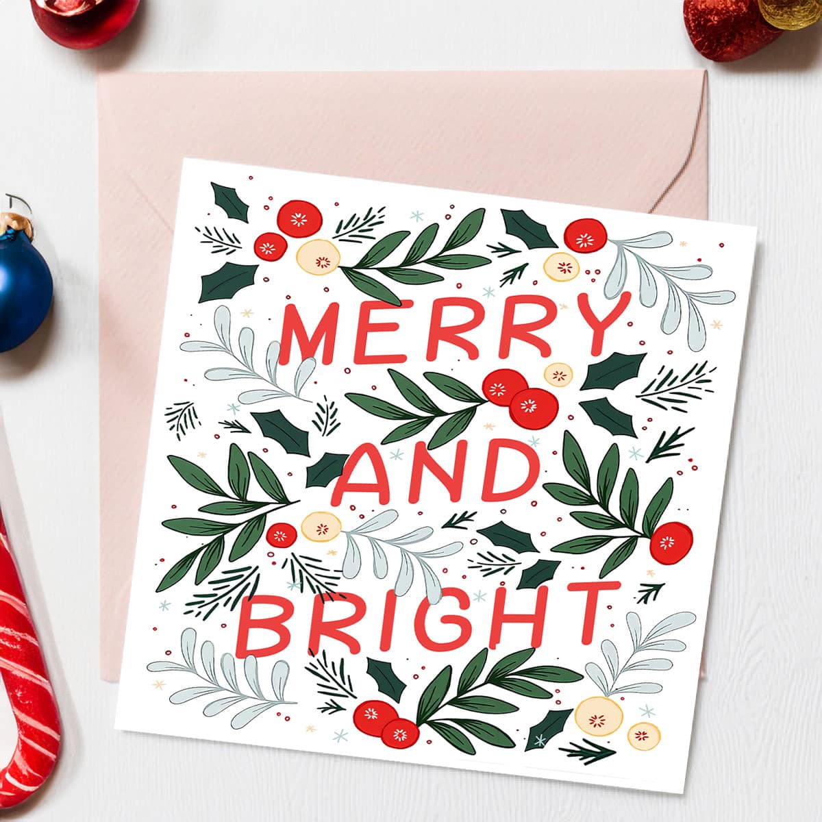 Christmas Cheerleader Card