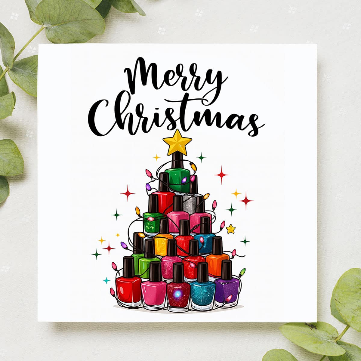Christmas Nail Card