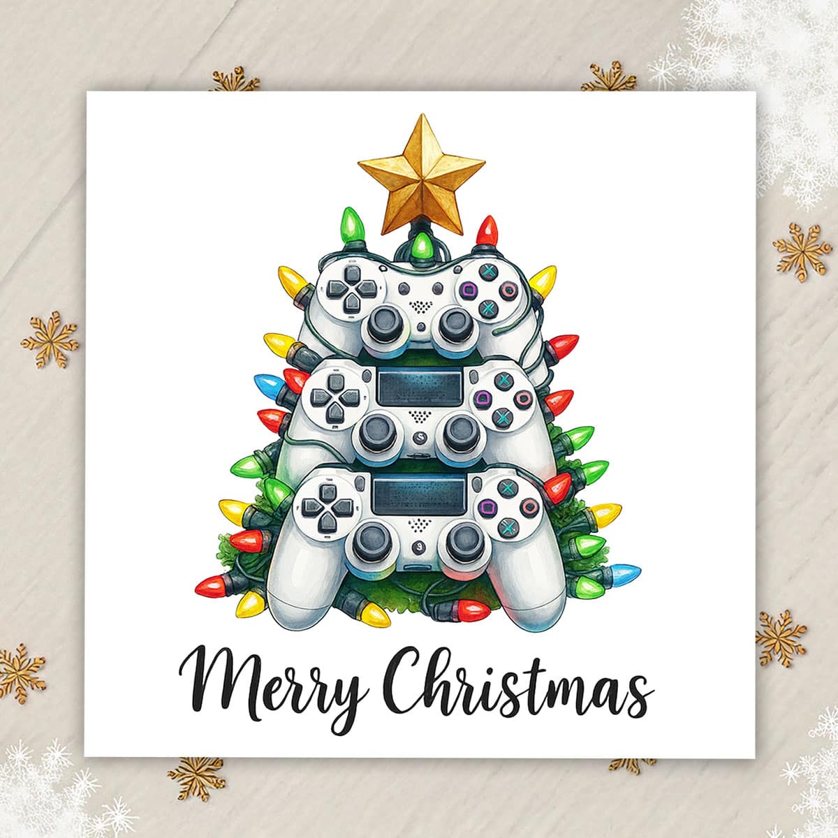 Christmas Card For Gamer