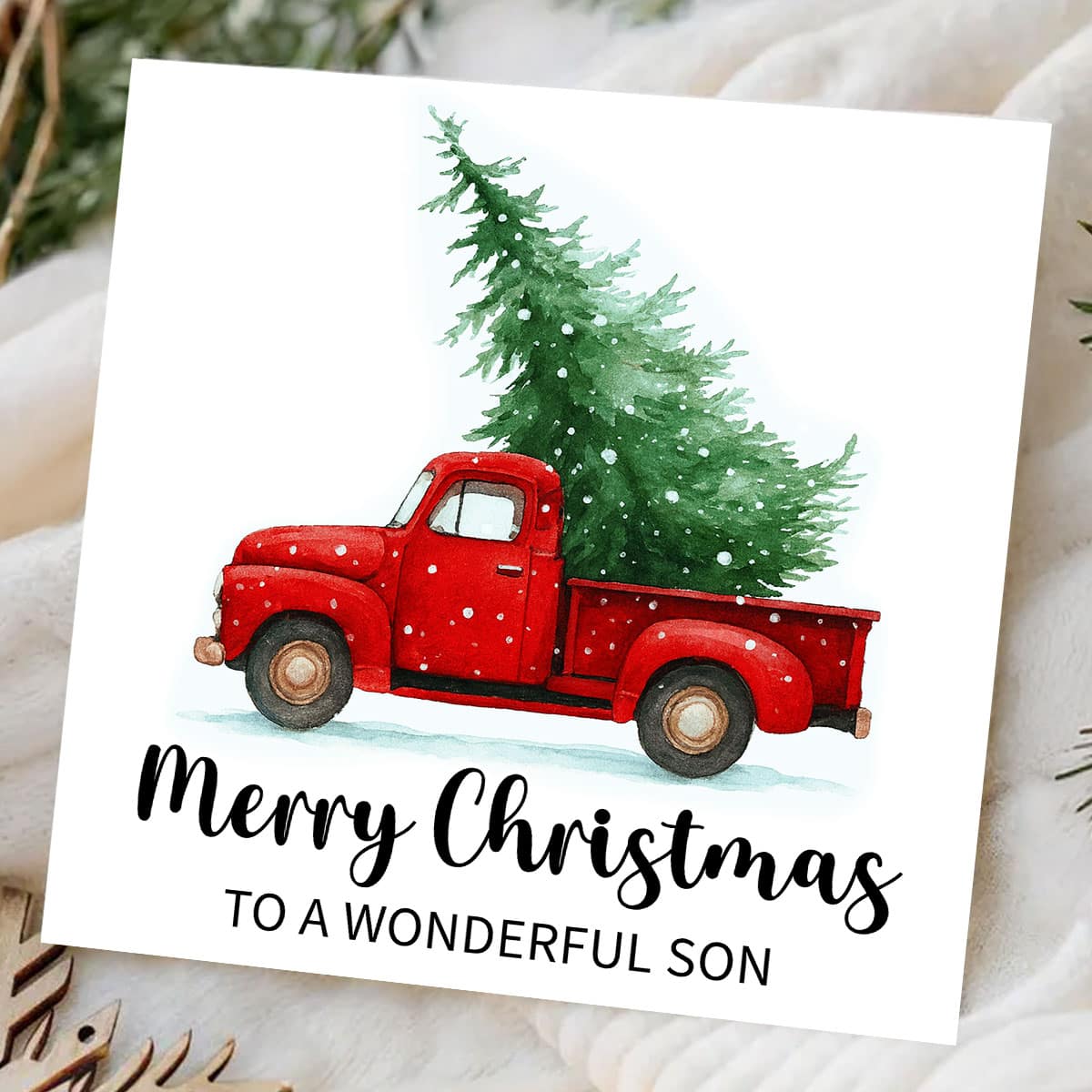 Christmas Card For Daughter Son