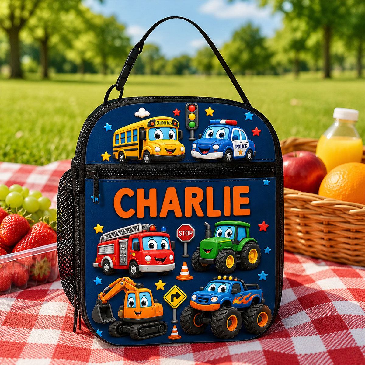 On-trend Animal Design for Boys Girls - Personalized Insulated Kid Lunch Bag - Back to School Gift for Kids
