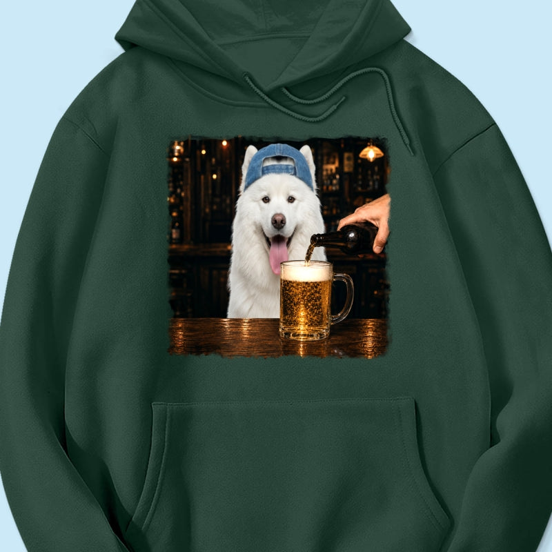 Vintage Custom Pet Drinking Beer - Personalized Shirt - Beer Lover Shirt