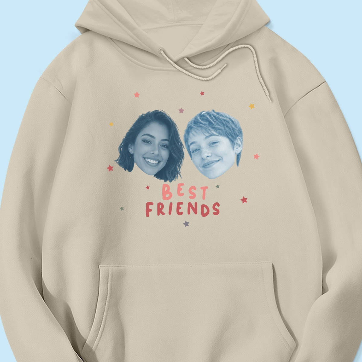 Vintage Best Friend Custom Photo - Personalized Shirt - Friendship Gift, Birthday Gift for Friend, BFF Birthday Gift Idea