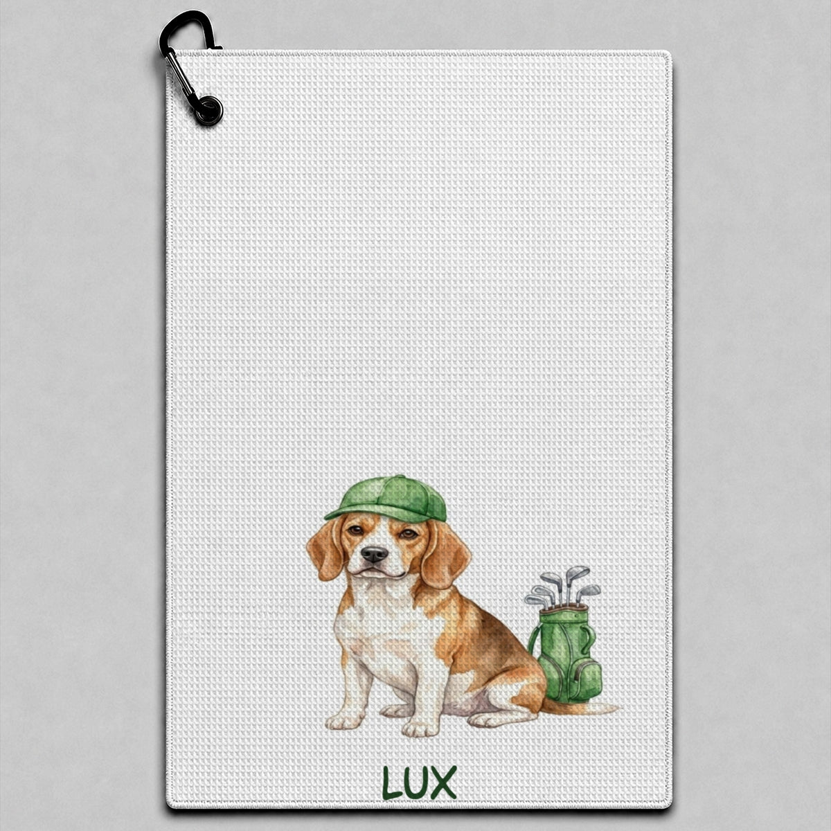 Custom Pet Golf Towel Using Pet Photo - Father's Day Gift for Dog Dad, Cat Dad, Husband