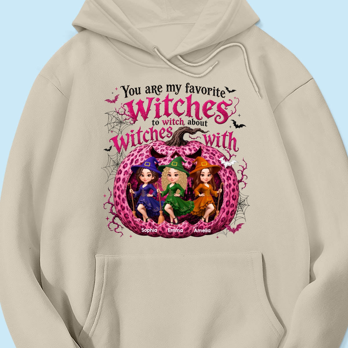 You Are My Favorite Witch Besties Halloween - Personalized Shirt - Halloween Gift For Besties