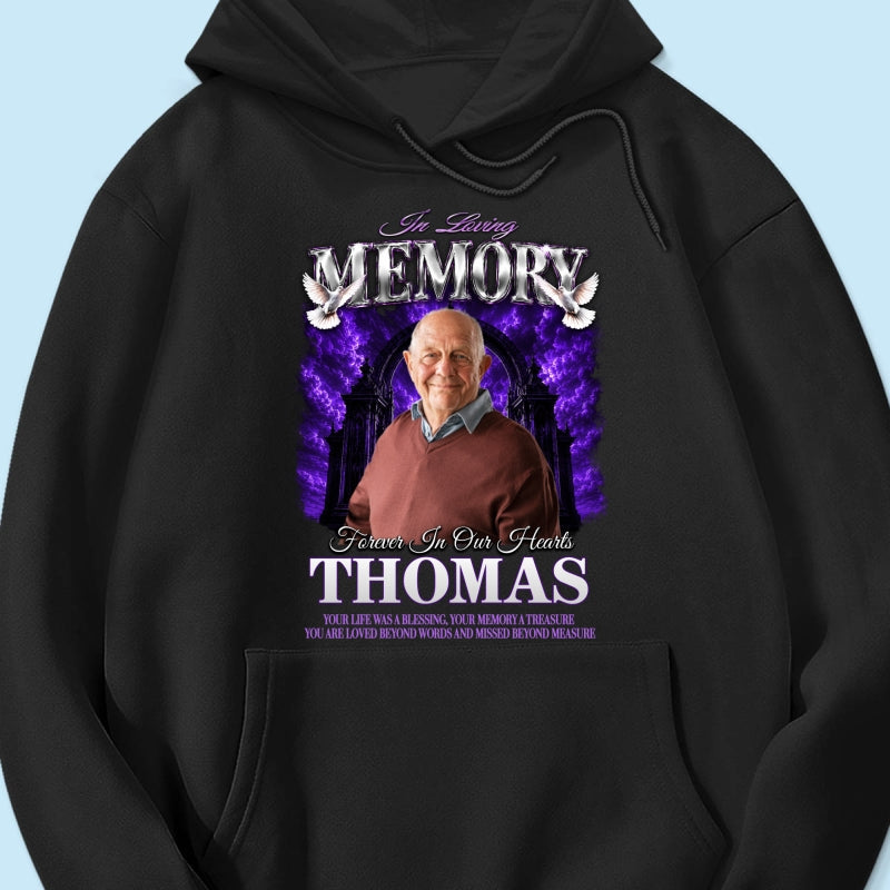 In Loving Memory Custom Photo - Personalized Shirt - Memorial Gift, Sympathy Gift, Celebration of Life