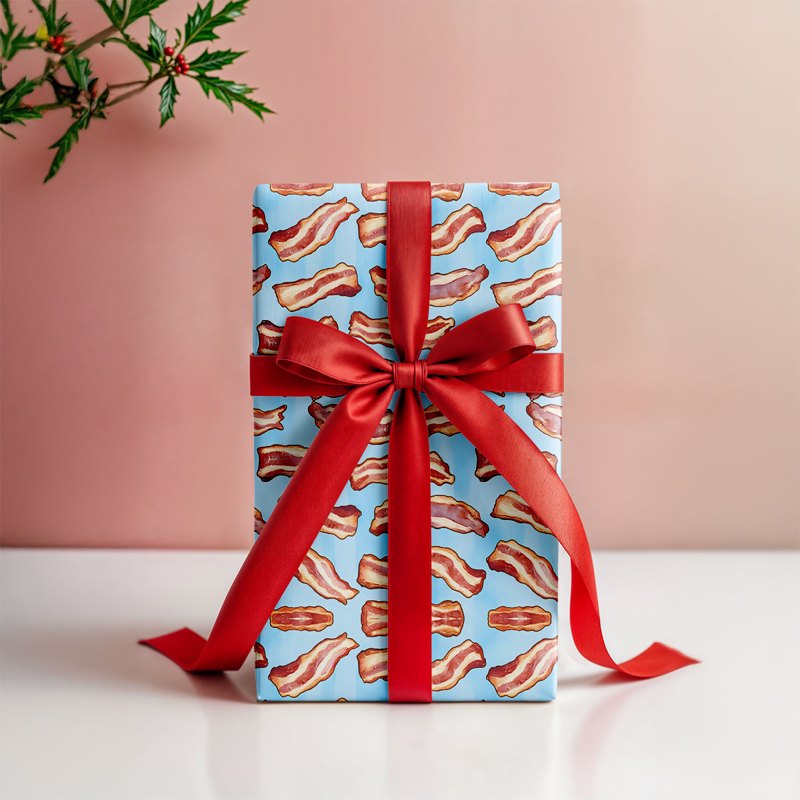 Bacon Sizzle Gift Wrapping Paper