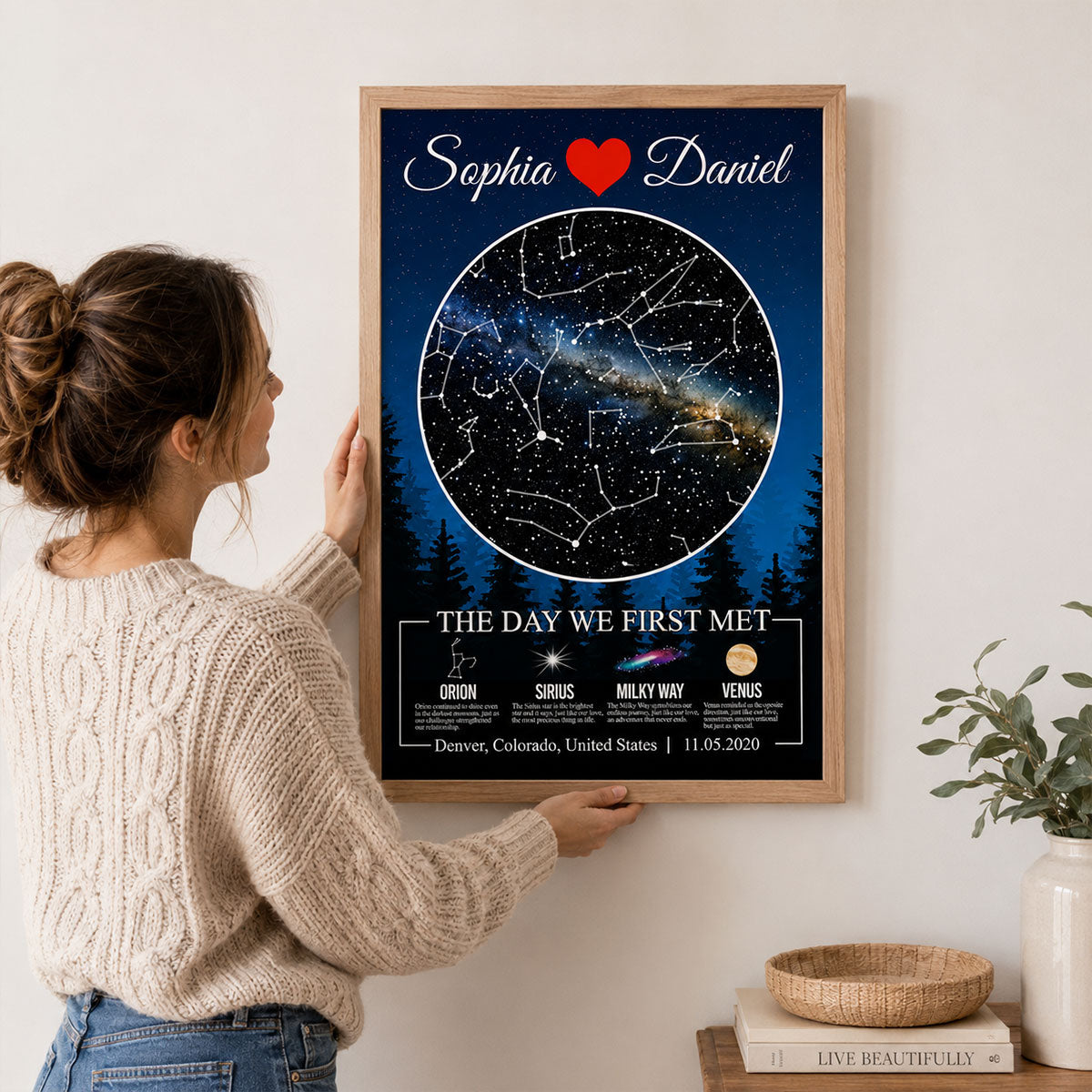 Trending Star Map By Date Couple - Personalized Poster - Anniversary Gift, Gift For Him, Her