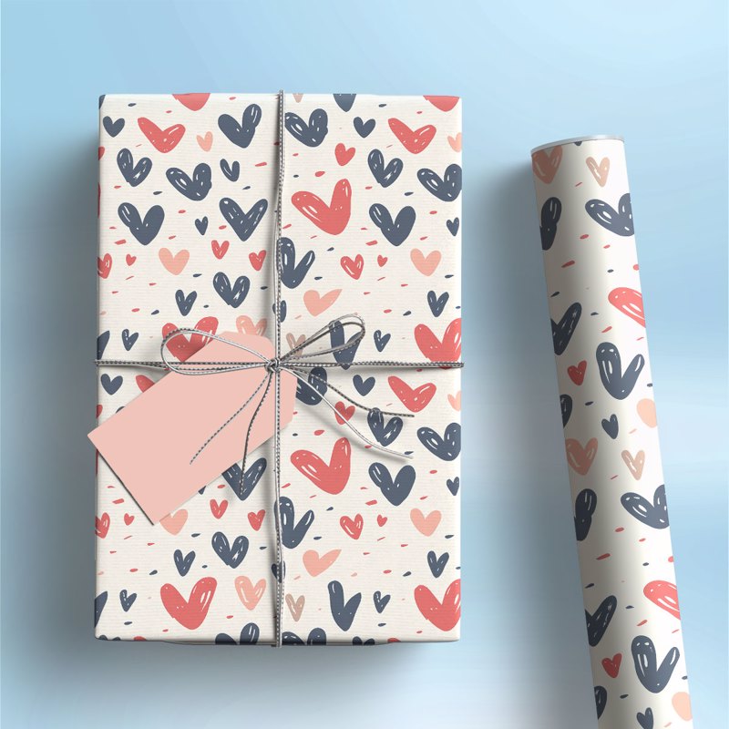 Lots Of Love Gift Wrapping Paper