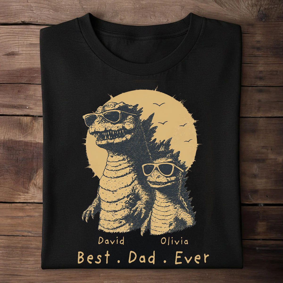Best Dad Ever - Personalized Shirt - Funny Father's Day Gift for Dad, Papa, Husband