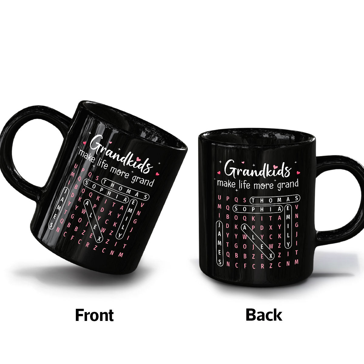 The Greatest Gift You Ever Know Word Search Puzzle Art - Personalized Mug - Gift For Grandma