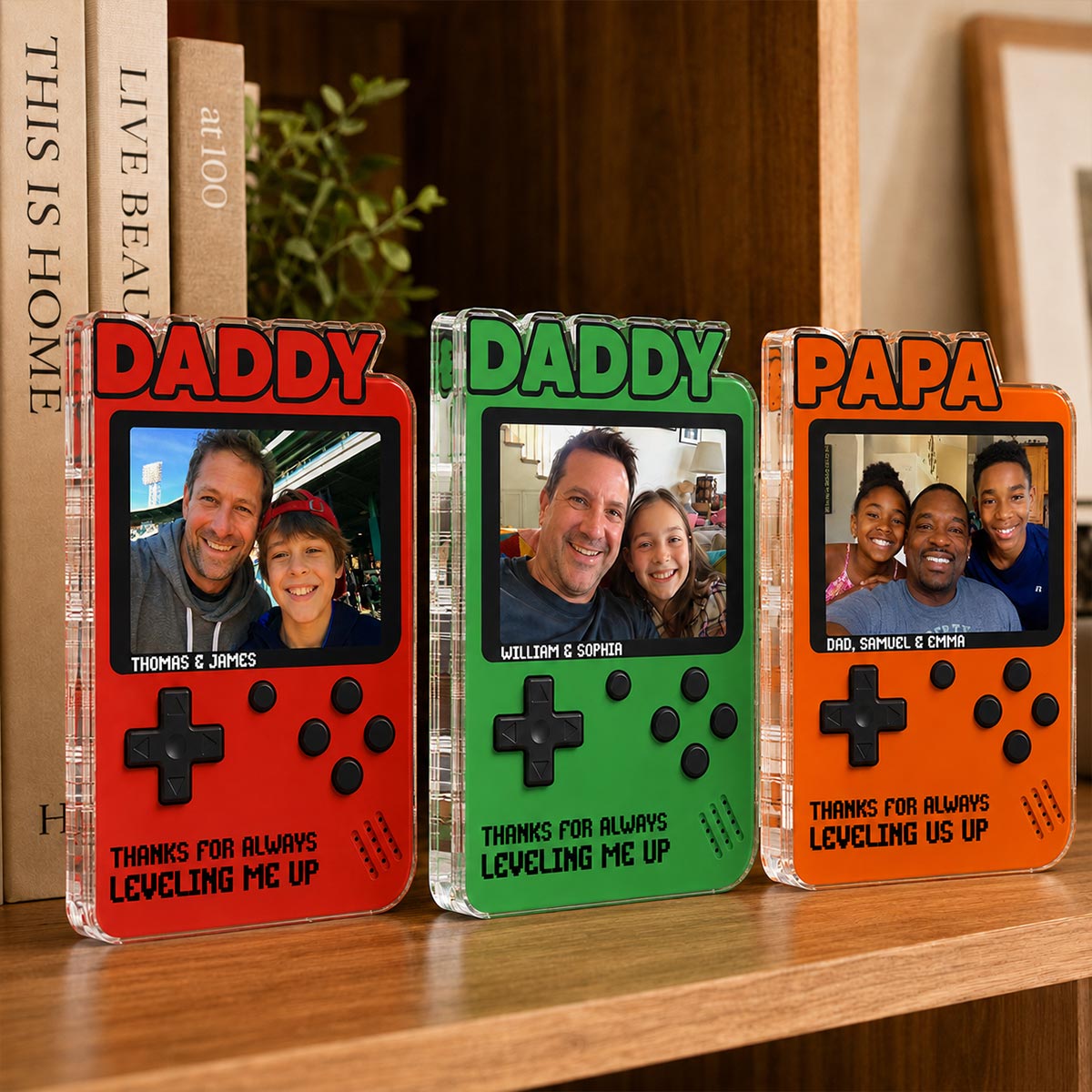 Retro Game Console Custom Photo - Personalized Acrylic Block Plaque -  Gift For Gamer Husband, Dad, Grandpa
