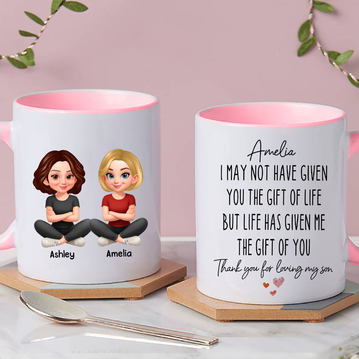 I May Not Given You The Gift of Life - Personalized Mug - Funny Christmas Gift for Daughter-in-Law