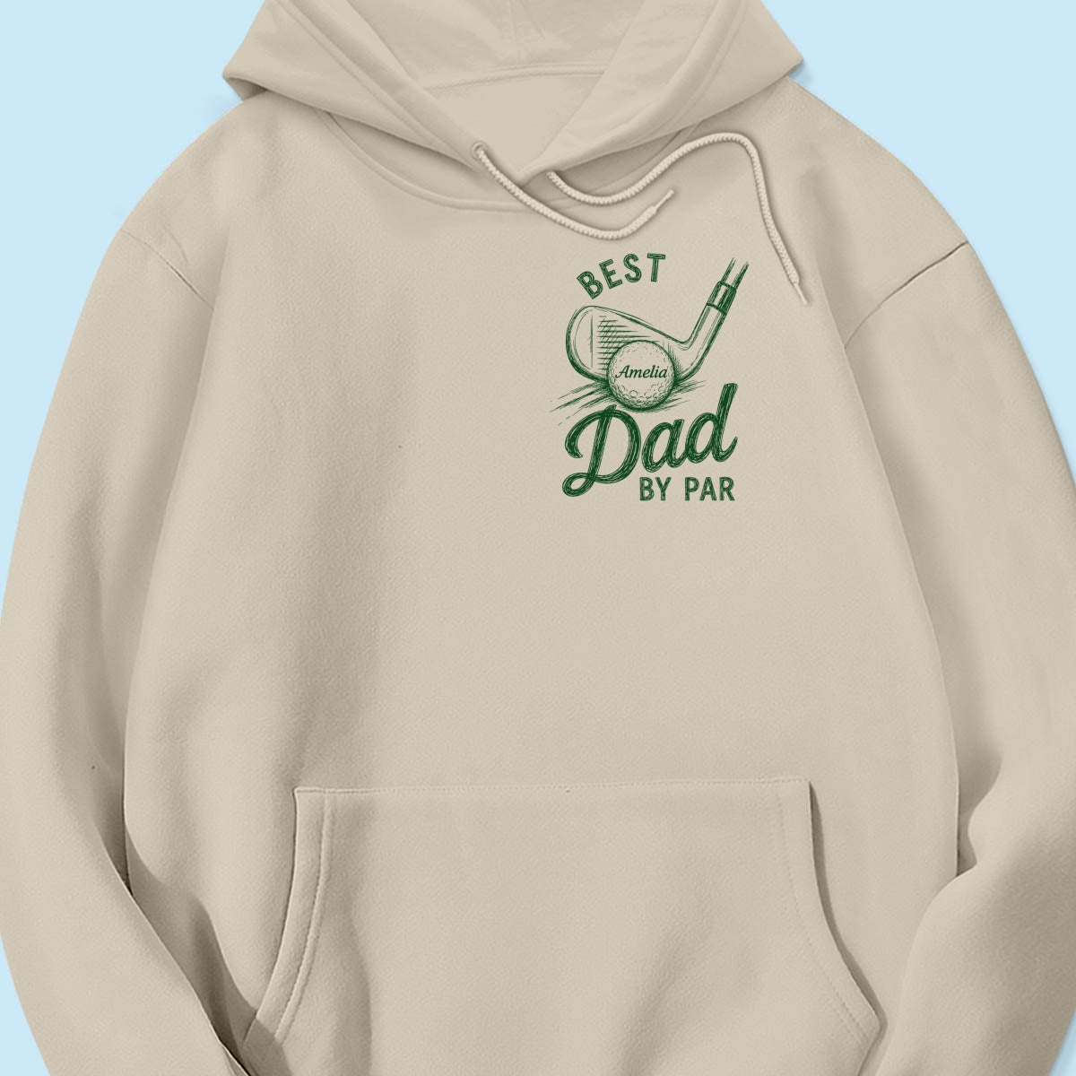 Best Dad By Par Golf Lover - Personalized Shirt - Father's Day Gift for Dad, Husband