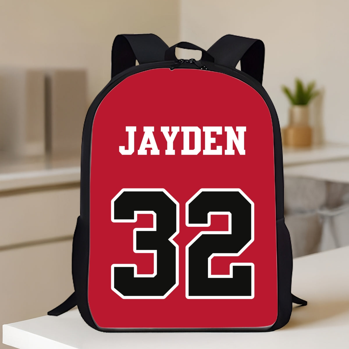 Basketball Jersey - Personalized Backpack - Back To School Gift