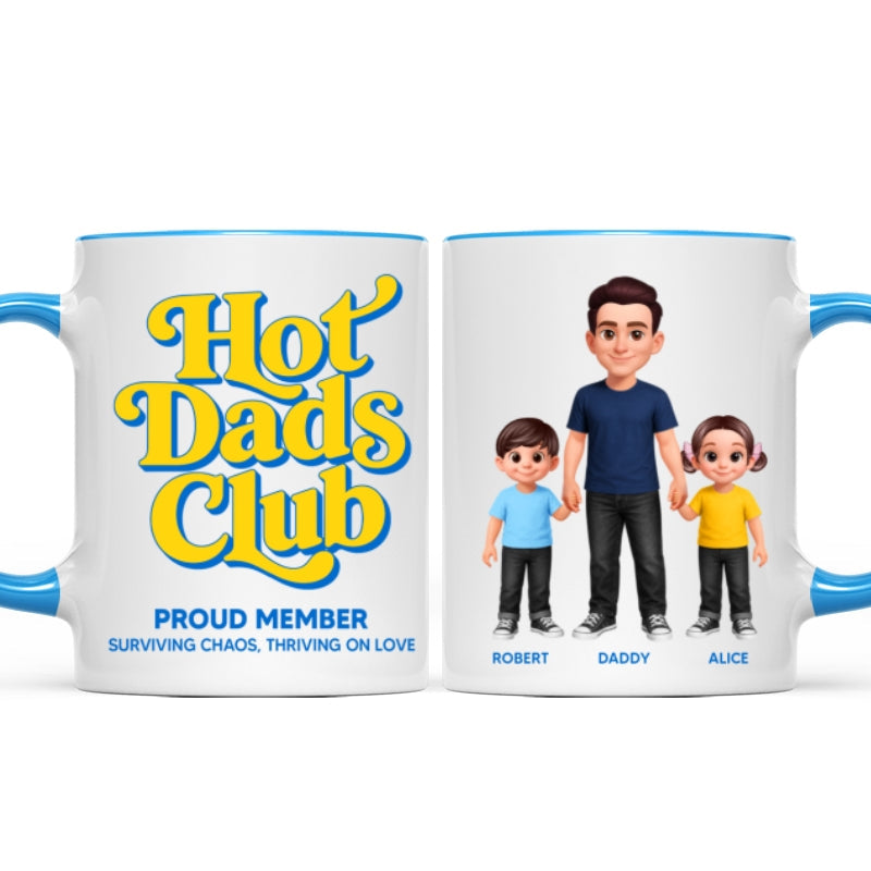 Hot Dads Club - Personalized Mug - Funny Father's Day Gift For Dad, Husband