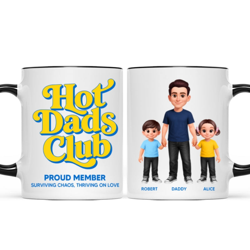 Hot Dads Club - Personalized Mug - Funny Father's Day Gift For Dad, Husband