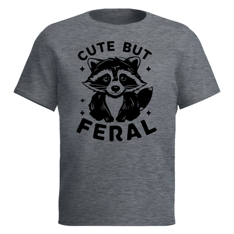 Cute But Feral Raccoon Funny Shirt For Kid