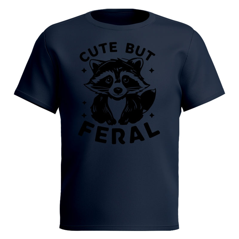 Cute But Feral Raccoon Funny Shirt For Kid