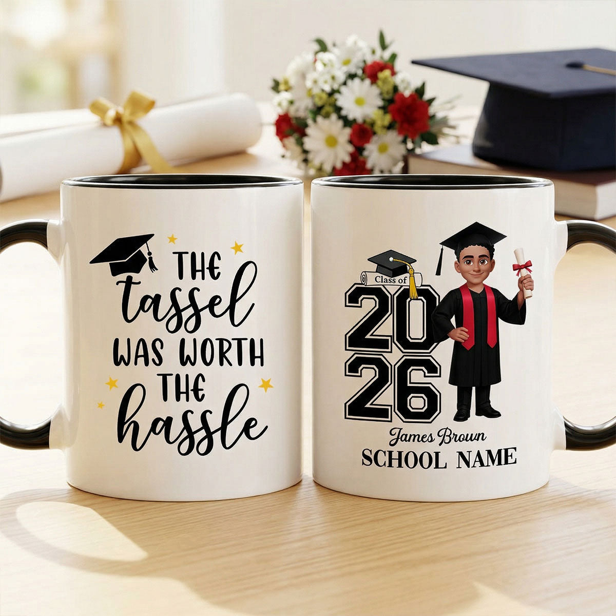 Class Of 2026 2027 Keepsake - Personalized Mug - Graduation Gift For Graduates, Daughter