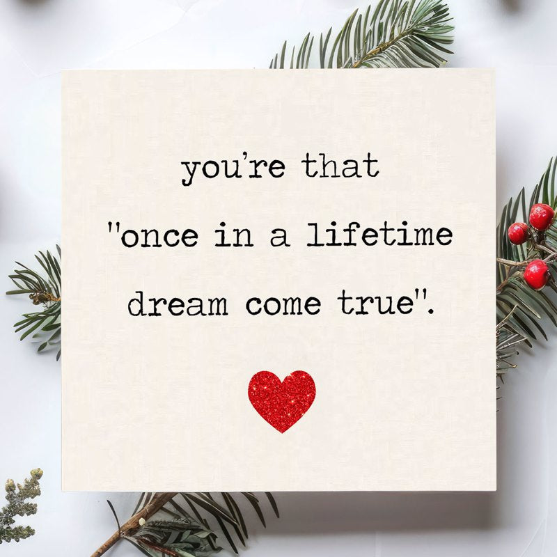 Everlasting Love Couple Valentine Greeting Card