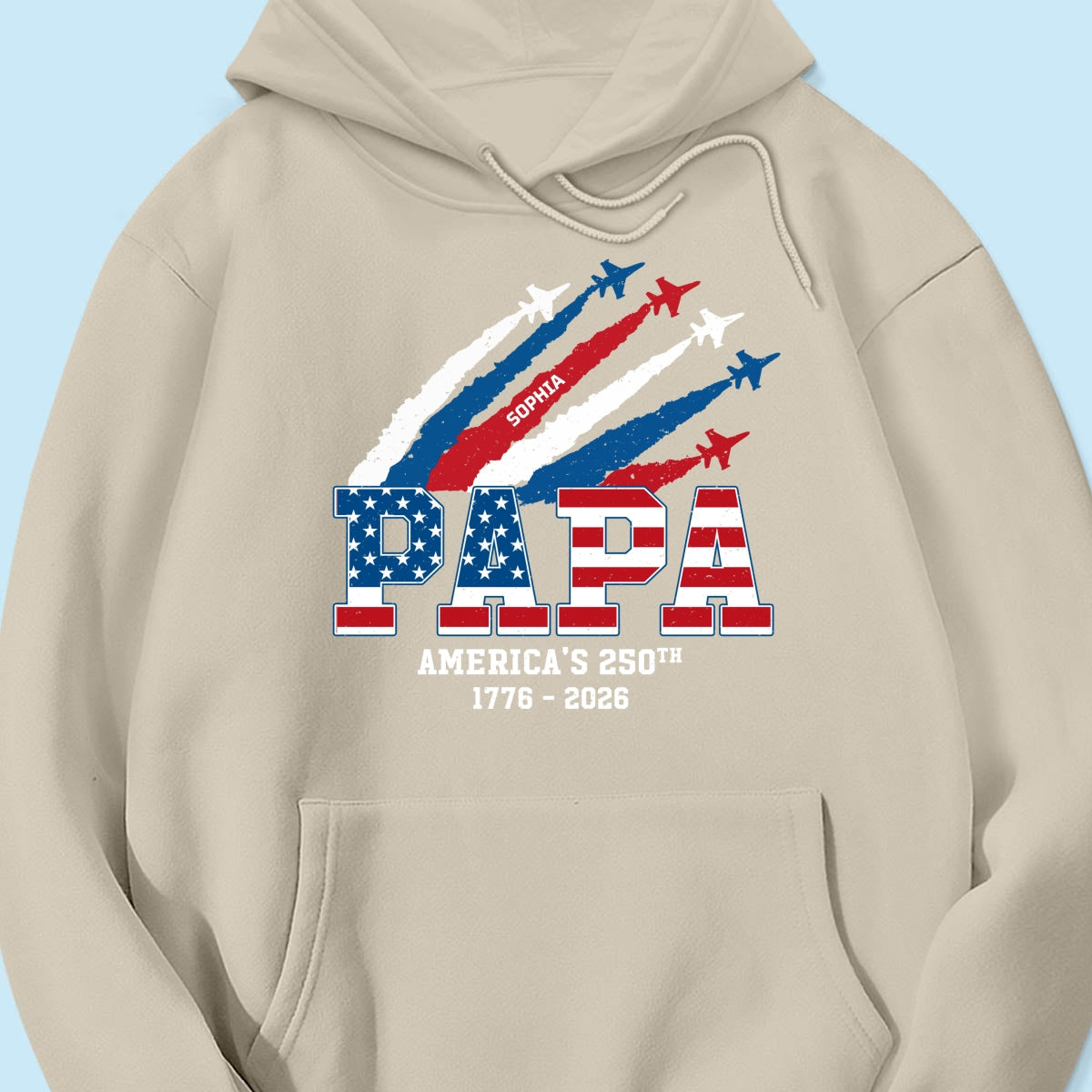 Proud Dad Grandpa Grandma Nation Flag American 250th Anniversary - Personalized Shirt - Matching Patriotic Shirt For Grandpa, Grandma, 250 Years Of Freedom Celebration