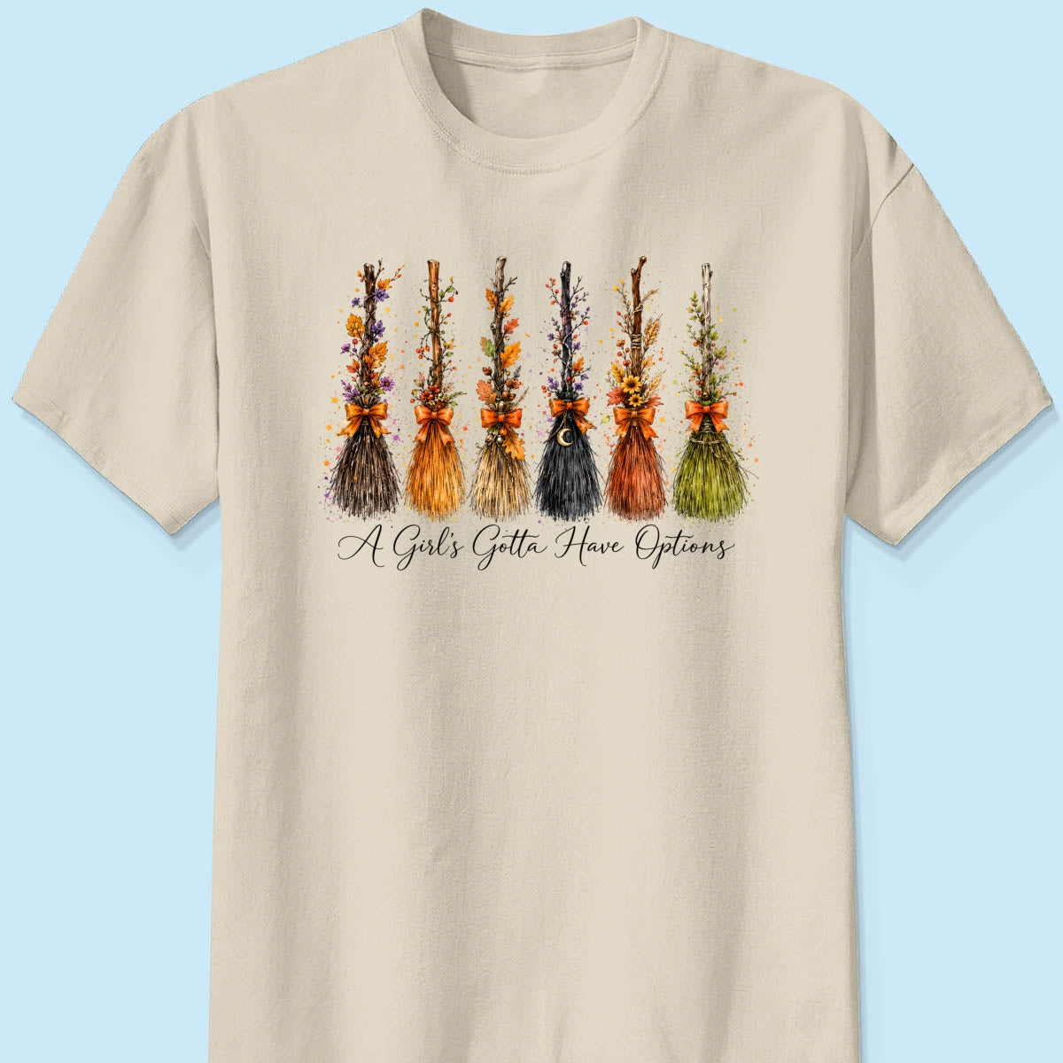 A Girl Gotta Have Options - Shirt - Retro Halloween For Girls