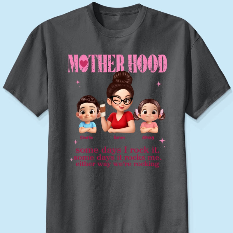 Rockin' Motherhood - Personalized Shirt - Mother's Day Gift for Mom, Wife