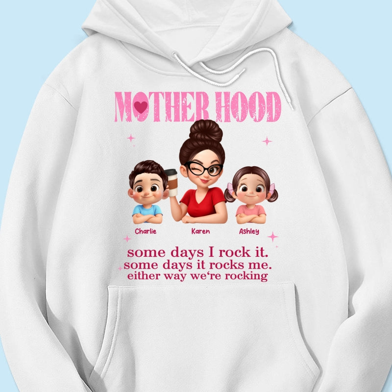 Rockin' Motherhood - Personalized Shirt - Mother's Day Gift for Mom, Wife