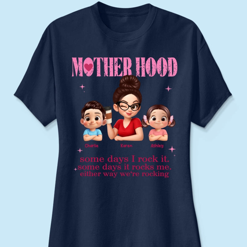 Rockin' Motherhood - Personalized Shirt - Mother's Day Gift for Mom, Wife