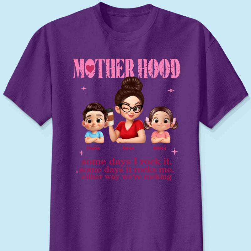 Rockin' Motherhood - Personalized Shirt - Mother's Day Gift for Mom, Wife