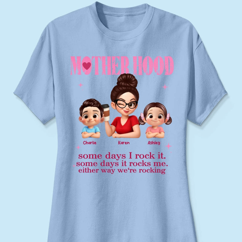 Rockin' Motherhood - Personalized Shirt - Mother's Day Gift for Mom, Wife