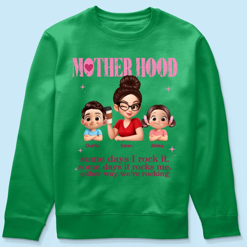 Rockin' Motherhood - Personalized Shirt - Mother's Day Gift for Mom, Wife
