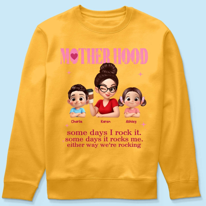 Rockin' Motherhood - Personalized Shirt - Mother's Day Gift for Mom, Wife