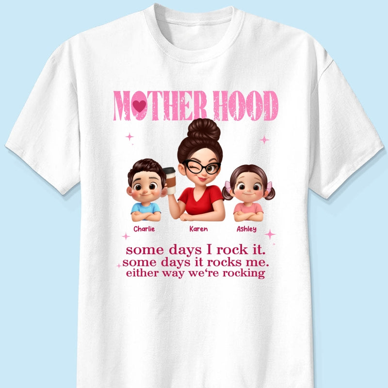 Rockin' Motherhood - Personalized Shirt - Mother's Day Gift for Mom, Wife