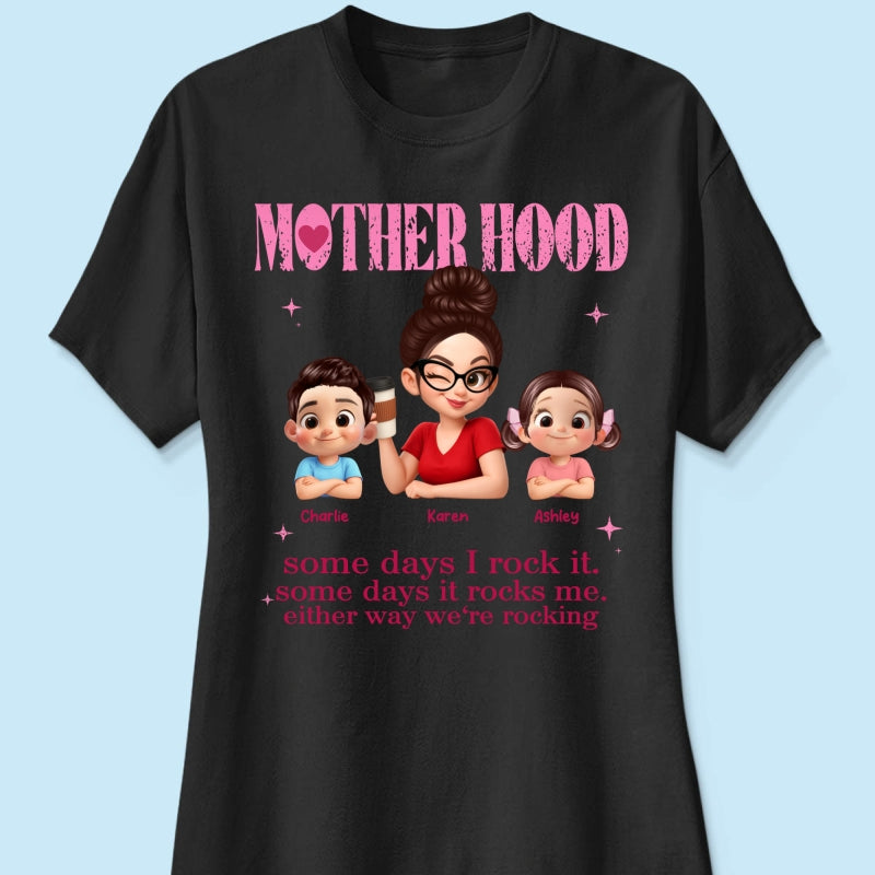 Rockin' Motherhood - Personalized Shirt - Mother's Day Gift for Mom, Wife