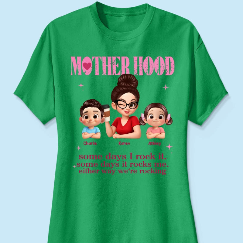 Rockin' Motherhood - Personalized Shirt - Mother's Day Gift for Mom, Wife