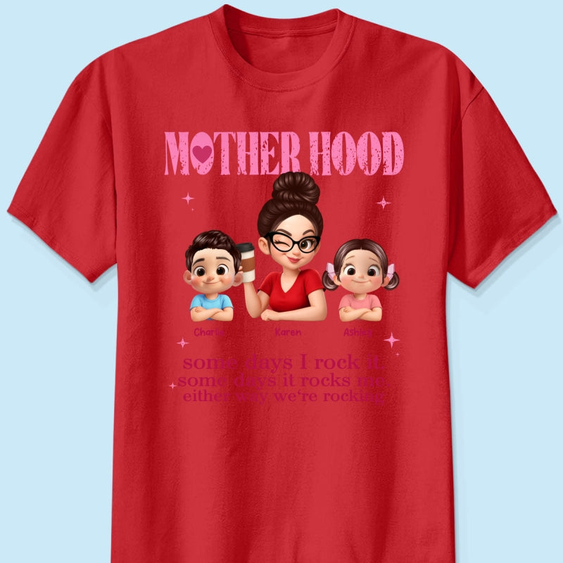 Rockin' Motherhood - Personalized Shirt - Mother's Day Gift for Mom, Wife