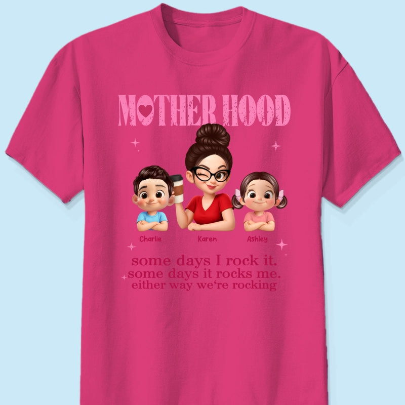 Rockin' Motherhood - Personalized Shirt - Mother's Day Gift for Mom, Wife