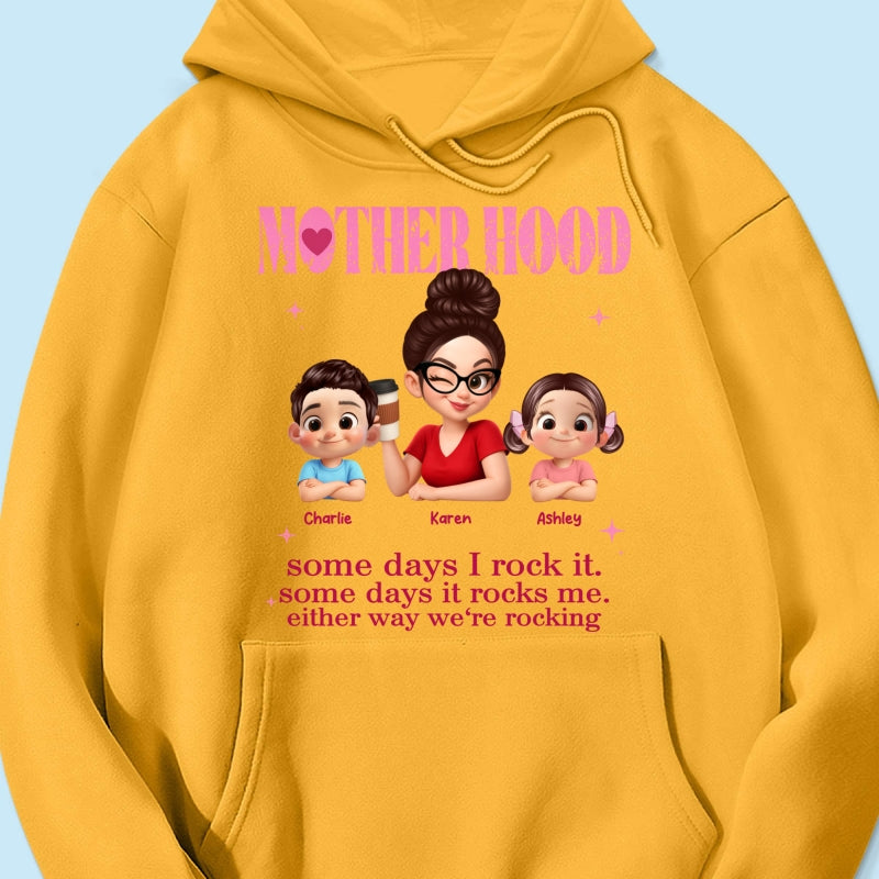 Rockin' Motherhood - Personalized Shirt - Mother's Day Gift for Mom, Wife