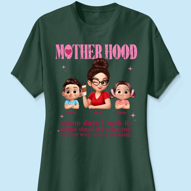 Rockin' Motherhood - Personalized Shirt - Mother's Day Gift for Mom, Wife