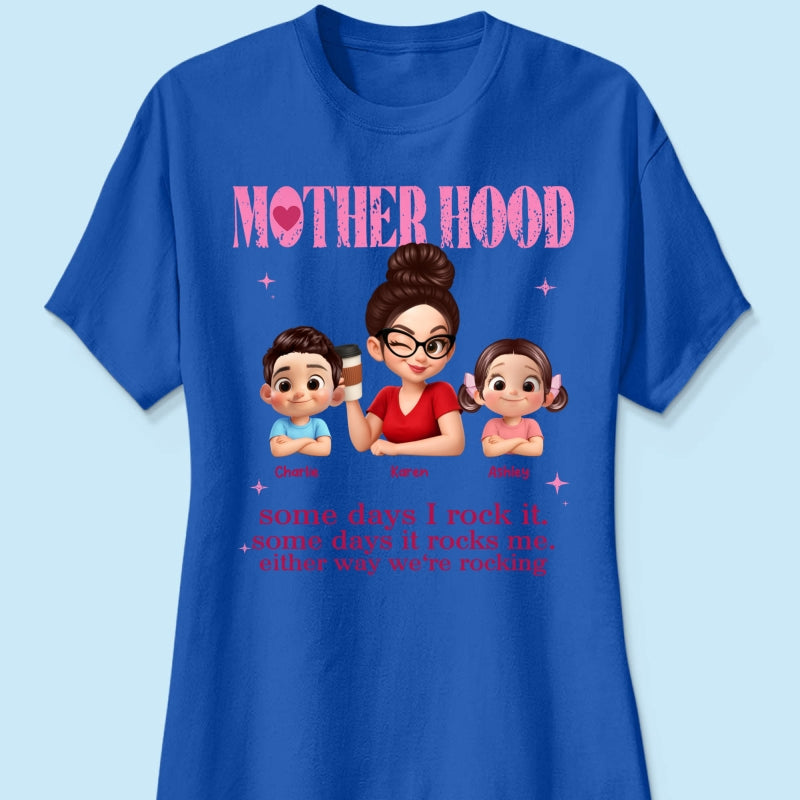 Rockin' Motherhood - Personalized Shirt - Mother's Day Gift for Mom, Wife