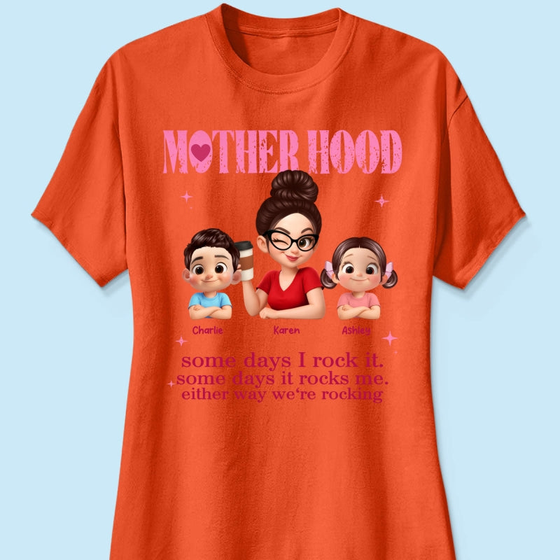 Rockin' Motherhood - Personalized Shirt - Mother's Day Gift for Mom, Wife