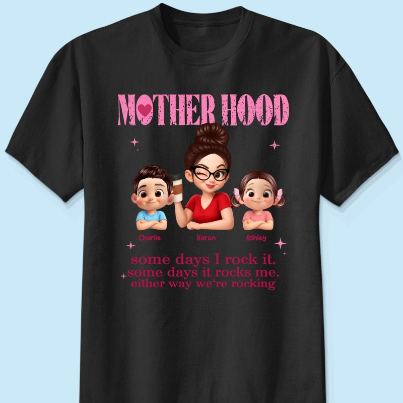 Rockin' Motherhood - Personalized Shirt - Mother's Day Gift for Mom, Wife