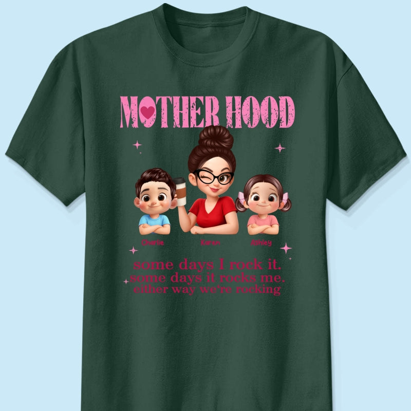 Rockin' Motherhood - Personalized Shirt - Mother's Day Gift for Mom, Wife