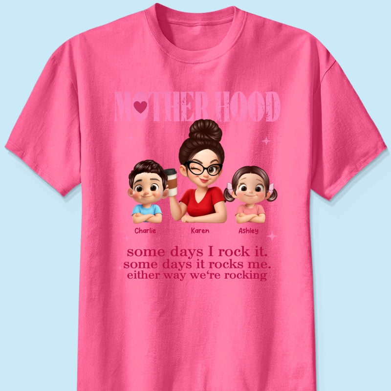 Rockin' Motherhood - Personalized Shirt - Mother's Day Gift for Mom, Wife